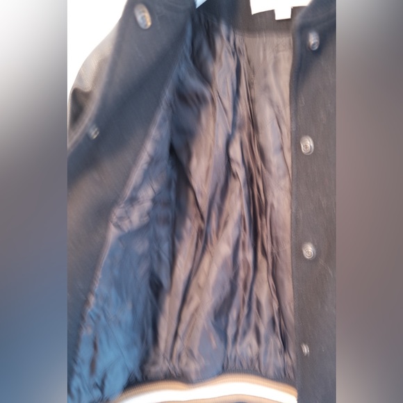 Coach leather wool bomber jacket - Picture 6 of 8